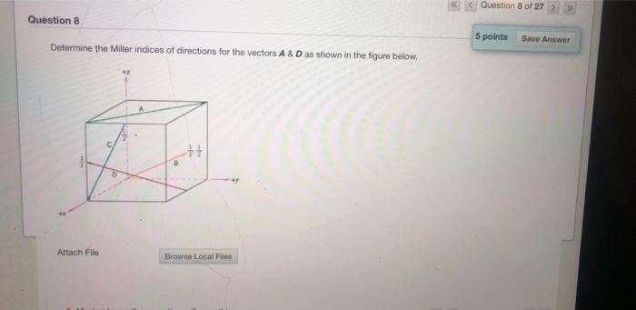 Solved Question 8 of 27 Question 8 5 points Save Answer | Chegg.com