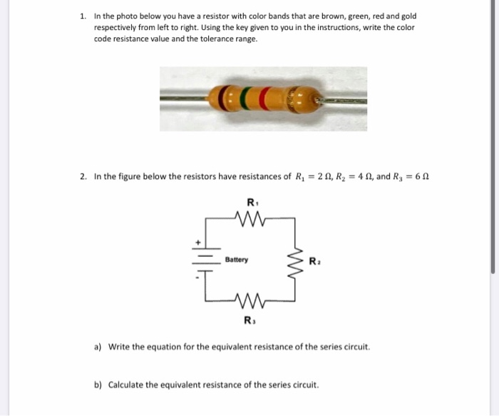 how do you know which is right and left on a resistor