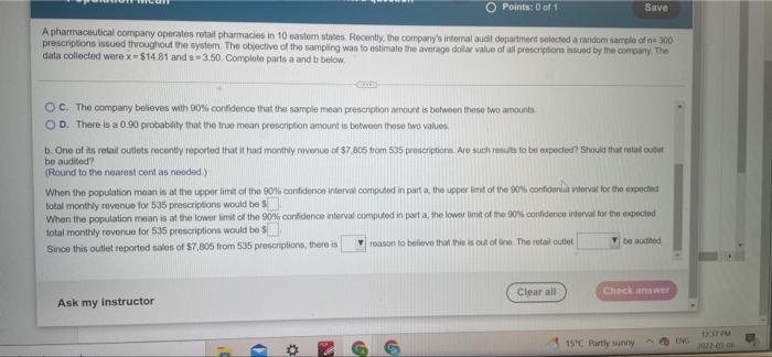 Solved III Homework: Module 6- Confidence Interval for | Chegg.com