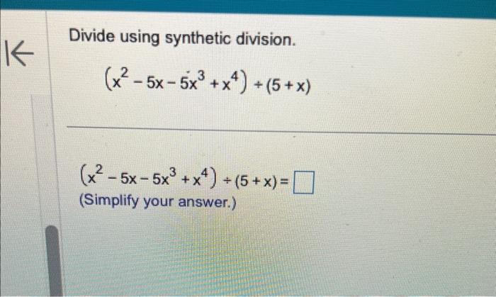 x 3 5x 2 8x 4 divided by x 2