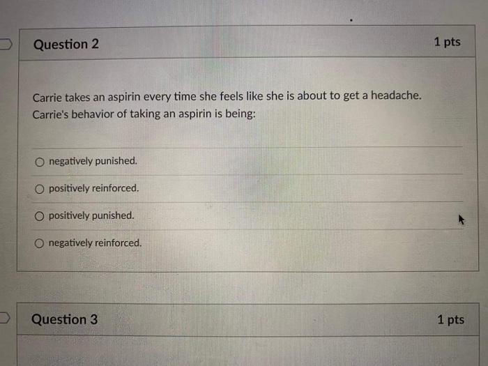 Solved select the D Question 1 1 pts The significance of | Chegg.com