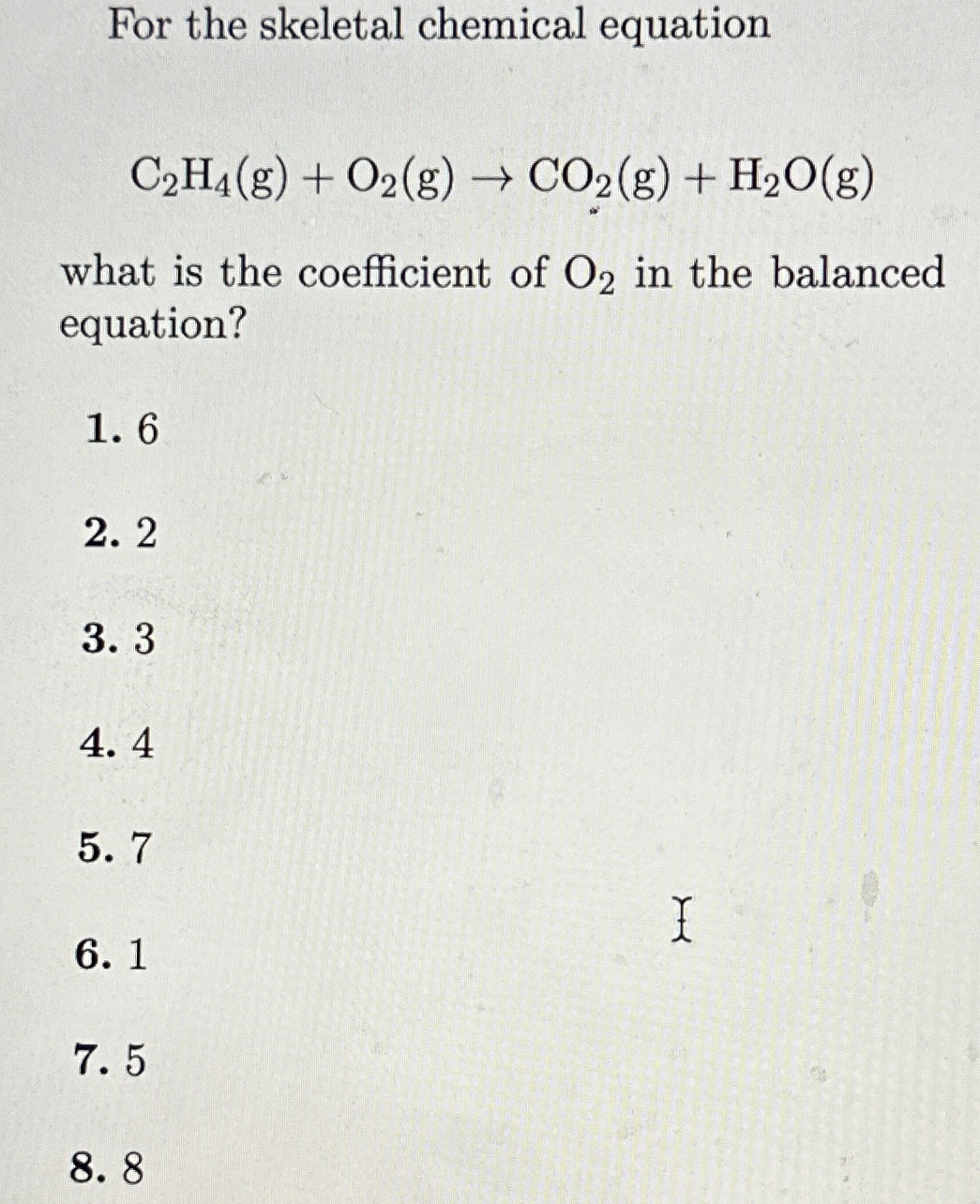 Solved For the skeletal chemical Chegg