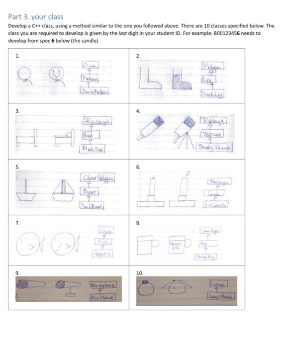 Solved Part 3. your class Develop a C++ class, using a | Chegg.com
