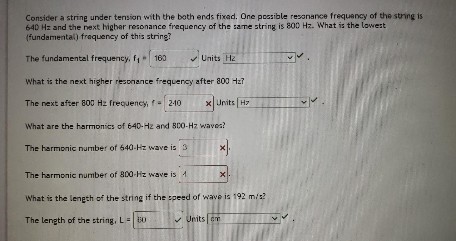 Solved Consider a string under tension with the both ends