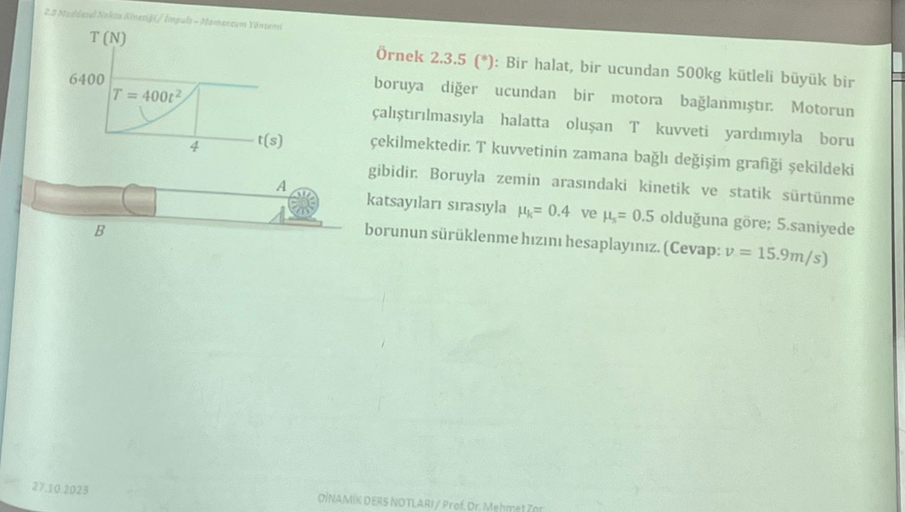 Solved Bir Halat, Bir Ucundan 500 ﻿kg Kütleli Büyük Bir | Chegg.com