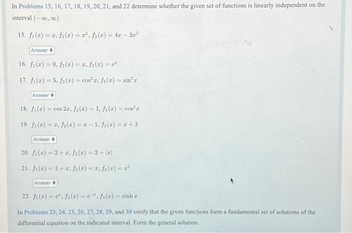 Solved In Problems 15, 16, 17, 18, 19, 20, 21, and 22 | Chegg.com