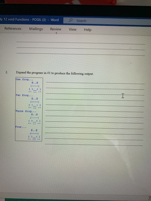 Solved References Mailings Review View Help Critical | Chegg.com