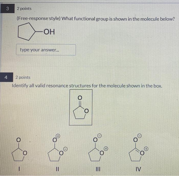 Solved (Free-response style) What functional group is shown | Chegg.com