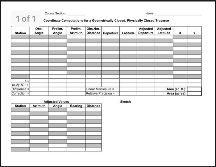 Solved could you please fill out the TABLE from the given | Chegg.com