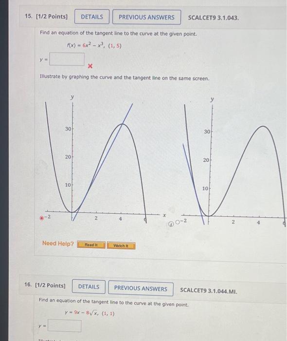 Solved Find the first and second derivatives of the | Chegg.com