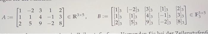 are matrices in row echelon form unique