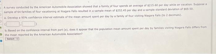 Solved A survey conducted by the American Automobile | Chegg.com