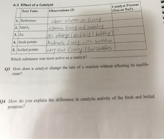 Solved A. Factors That Affect the Rate of a Reaction A.1 | Chegg.com
