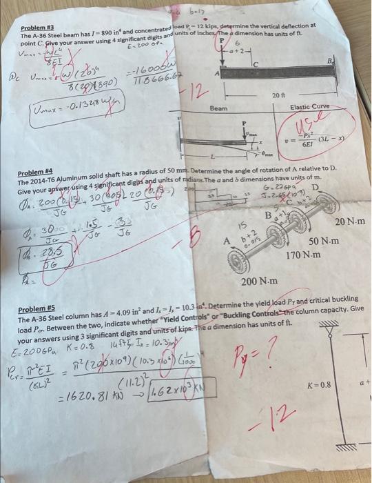 Solved The A-36 Steel Beam Has I=890 In 4 And Concentrated | Chegg.com