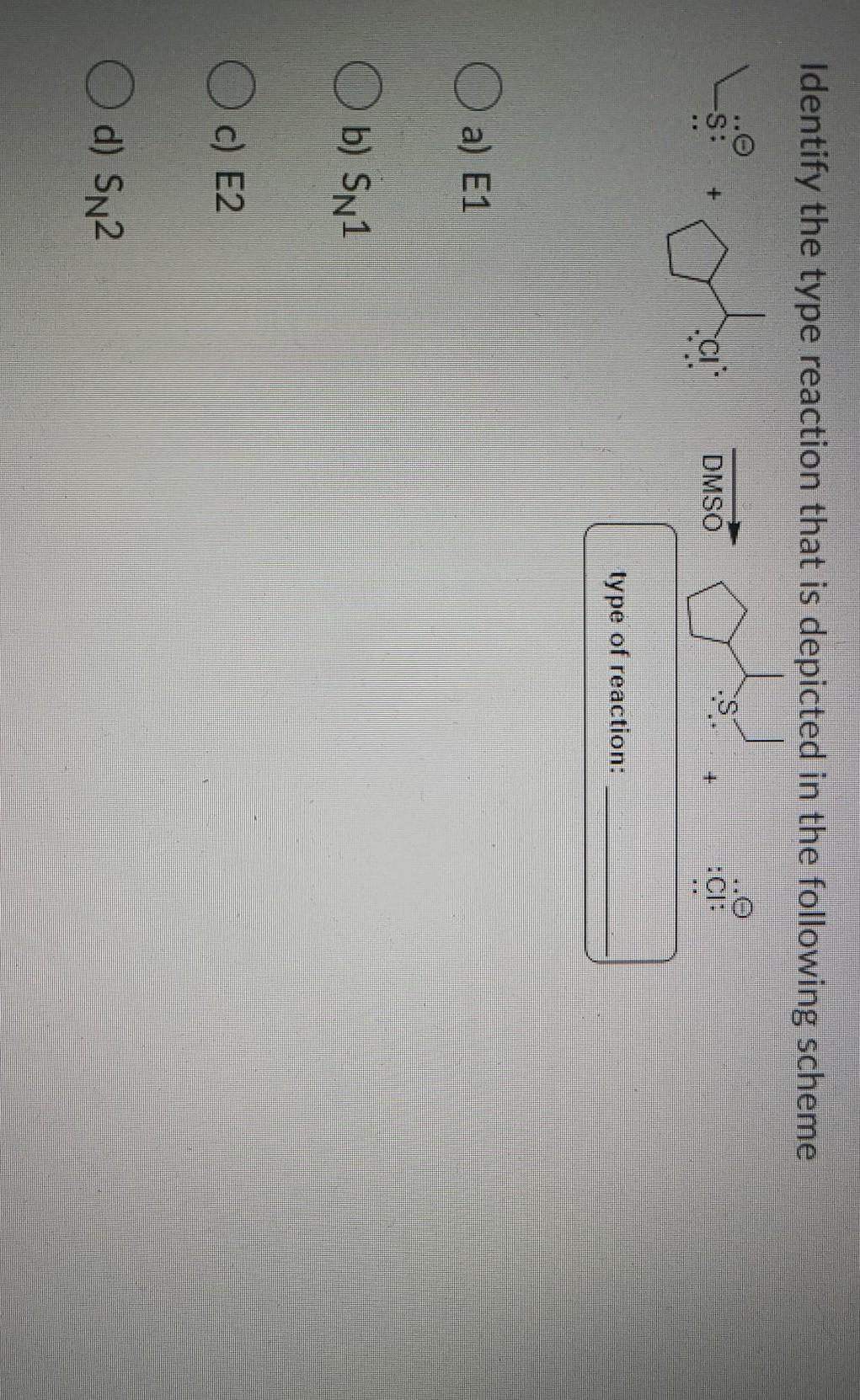 Solved Identify the type reaction that is depicted in the | Chegg.com