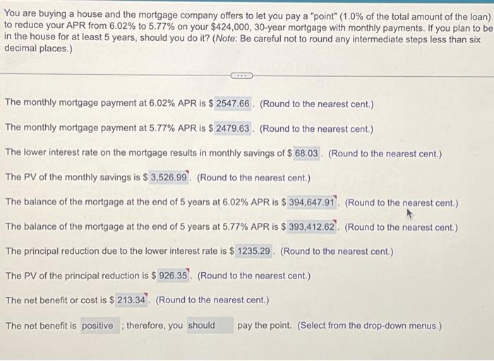 Solved You Are Buying A House And The Mortgage Company | Chegg.com