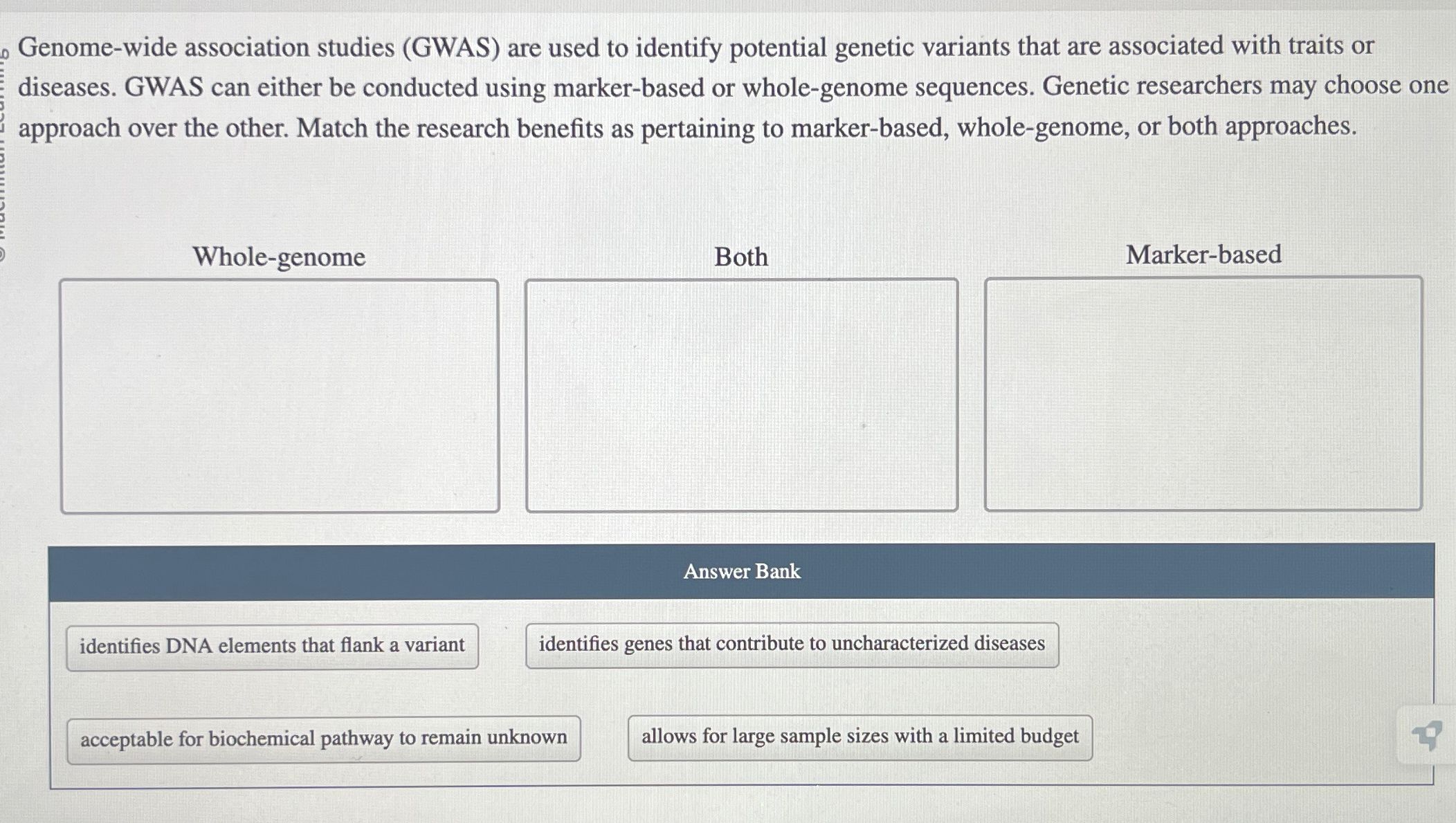 Solved Genome-wide association studies (GWAS) ﻿are used to | Chegg.com