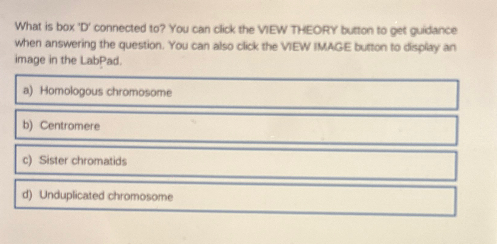 Solved What is box 'D' ﻿connected to? ﻿You can click the