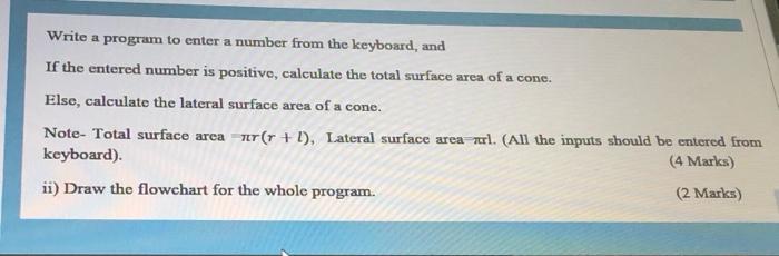 Solved Write a program to enter a number from the keyboard, | Chegg.com