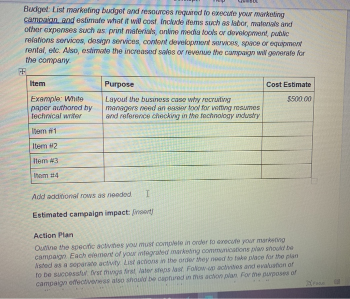 Contents of Public Information Kit List