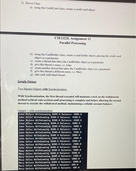Solved Overview For this assignment, you will implement a | Chegg.com