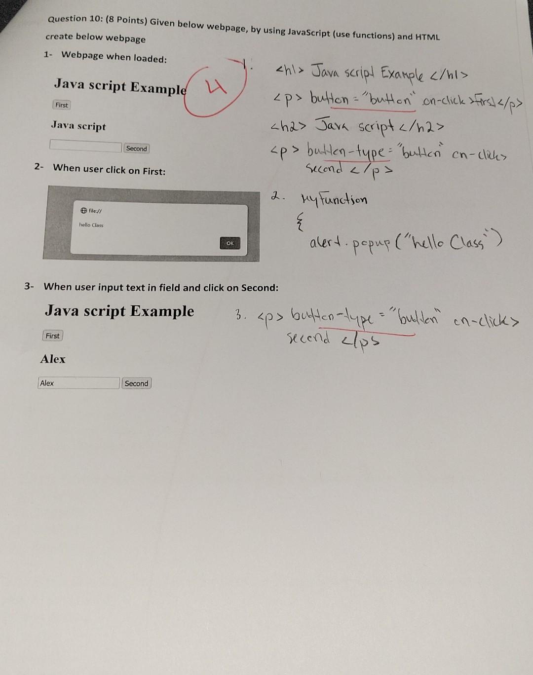 Solved Can someone help me correct my mistakes writing this | Chegg.com