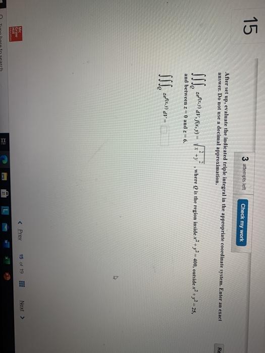 Solved 6 3 attempts left Check my work Find the center of | Chegg.com