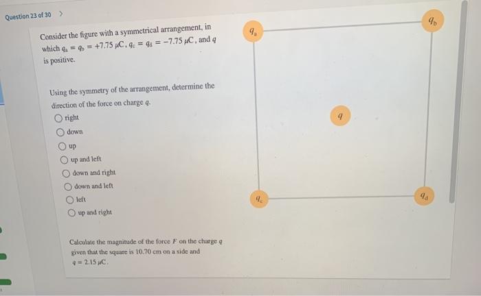 Solved Question 23 of 30 > % 9. Consider the figure with a | Chegg.com
