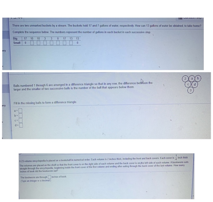 Solved There are two unmarked buckets by a stream. The