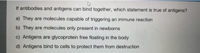 if antibodies and antigens can bind together