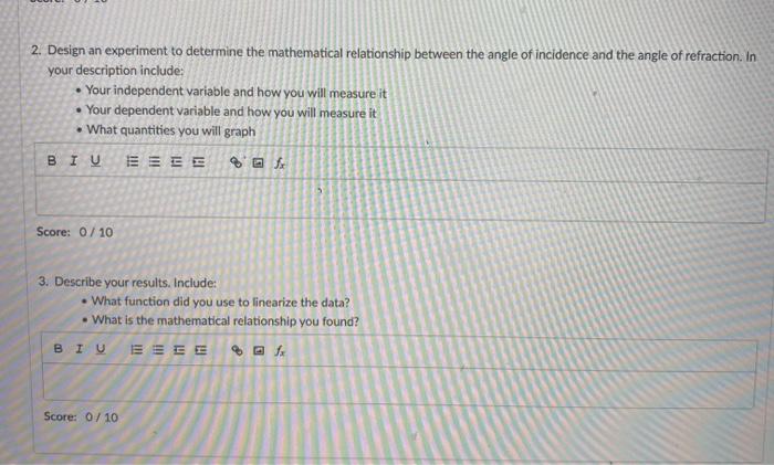 Solved 2. Design an experiment to determine the mathematical | Chegg.com