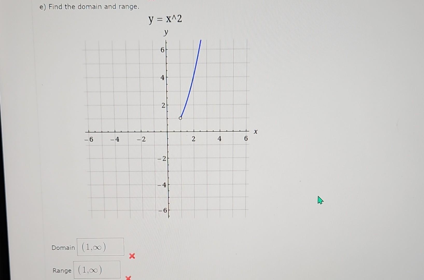 find the domain and range of cos 1 2x 1