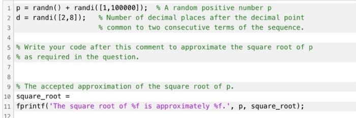 Solved how to write the code in Matlab to answer this | Chegg.com