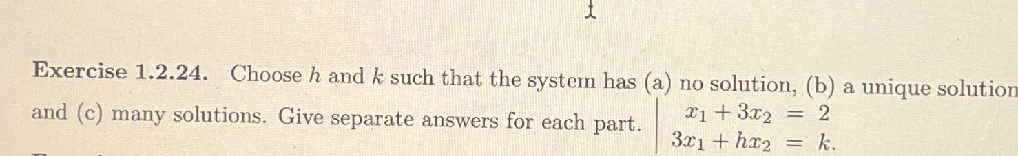 Solved Exercise 1.2.24. ﻿Choose H ﻿and K ﻿such That The | Chegg.com ...