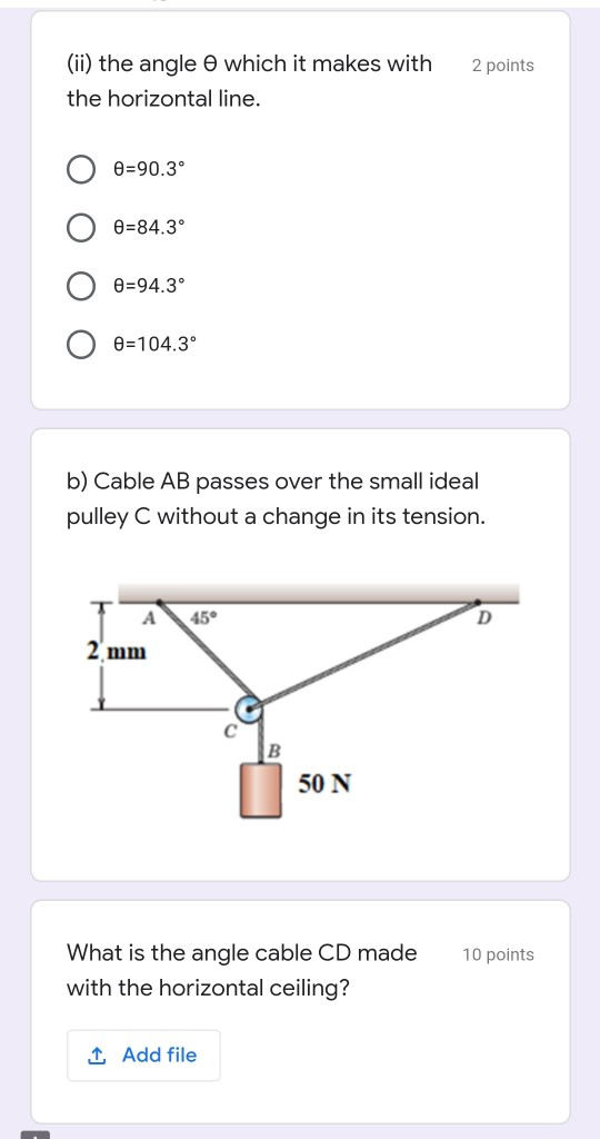Solved a) Given that the ratio of lift force (L) to the drag | Chegg.com