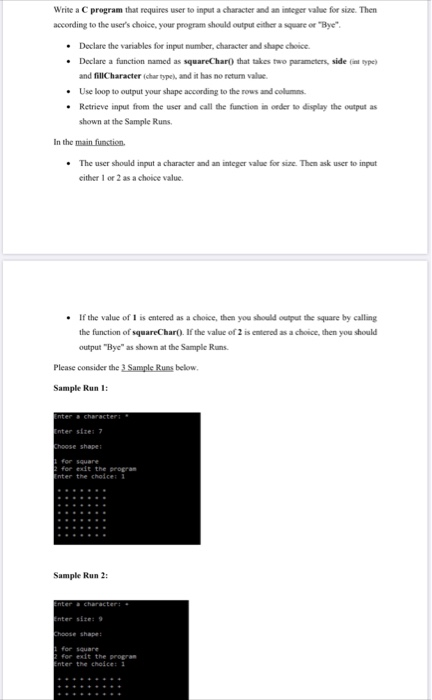 Solved we must use if-else , do-while, switch-case | Chegg.com