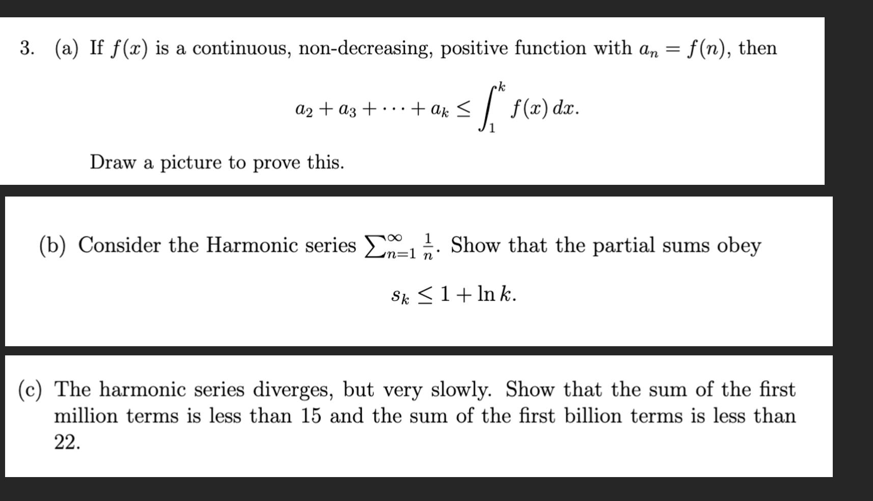 Solved (a) ﻿If f(x) ﻿is a continuous, non-decreasing, | Chegg.com