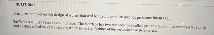 Solved QUESTION 3 This question involves the design of a | Chegg.com