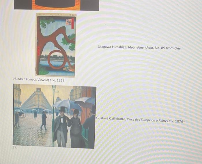 Solved Compare and contrast the three artworks below. All | Chegg.com