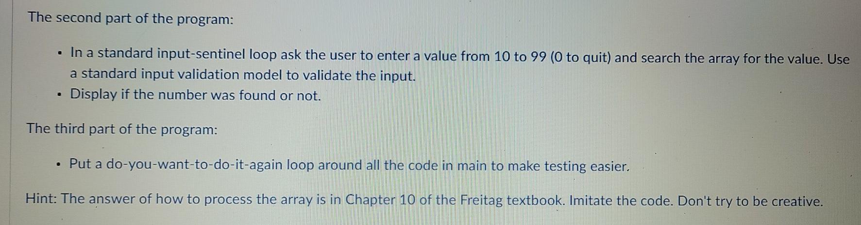 Solved Instructions Write a program in Java that does the | Chegg.com