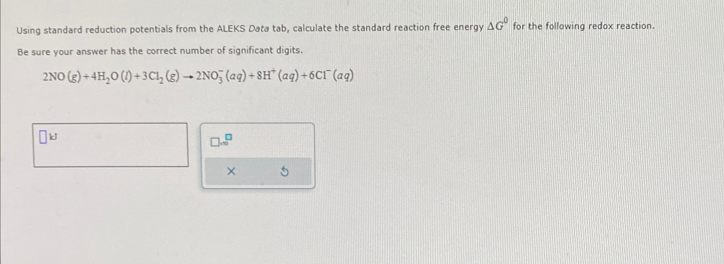 Solved Using standard reduction potentials from the ALEKS | Chegg.com