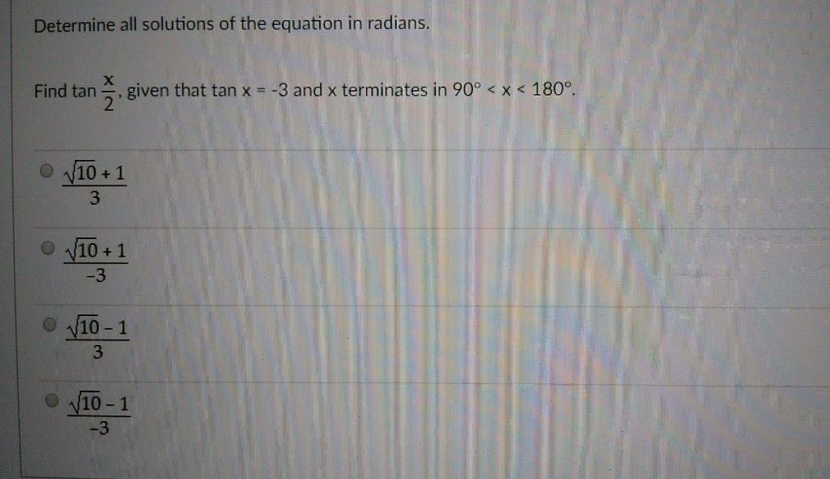 Solved Determine all solutions of the equation in radians. 1 | Chegg.com