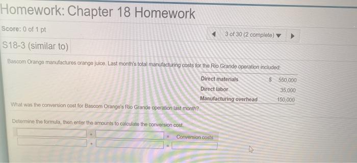 Solved Homework: Chapter 18 Homework Score: 0 of 1 pt 3 of | Chegg.com