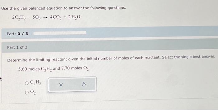 Solved Use The Given Balanced Equation To Answer The | Chegg.com