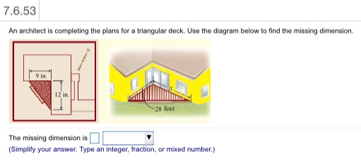 Solved 7.6.53 An architect is completing the plans for a | Chegg.com