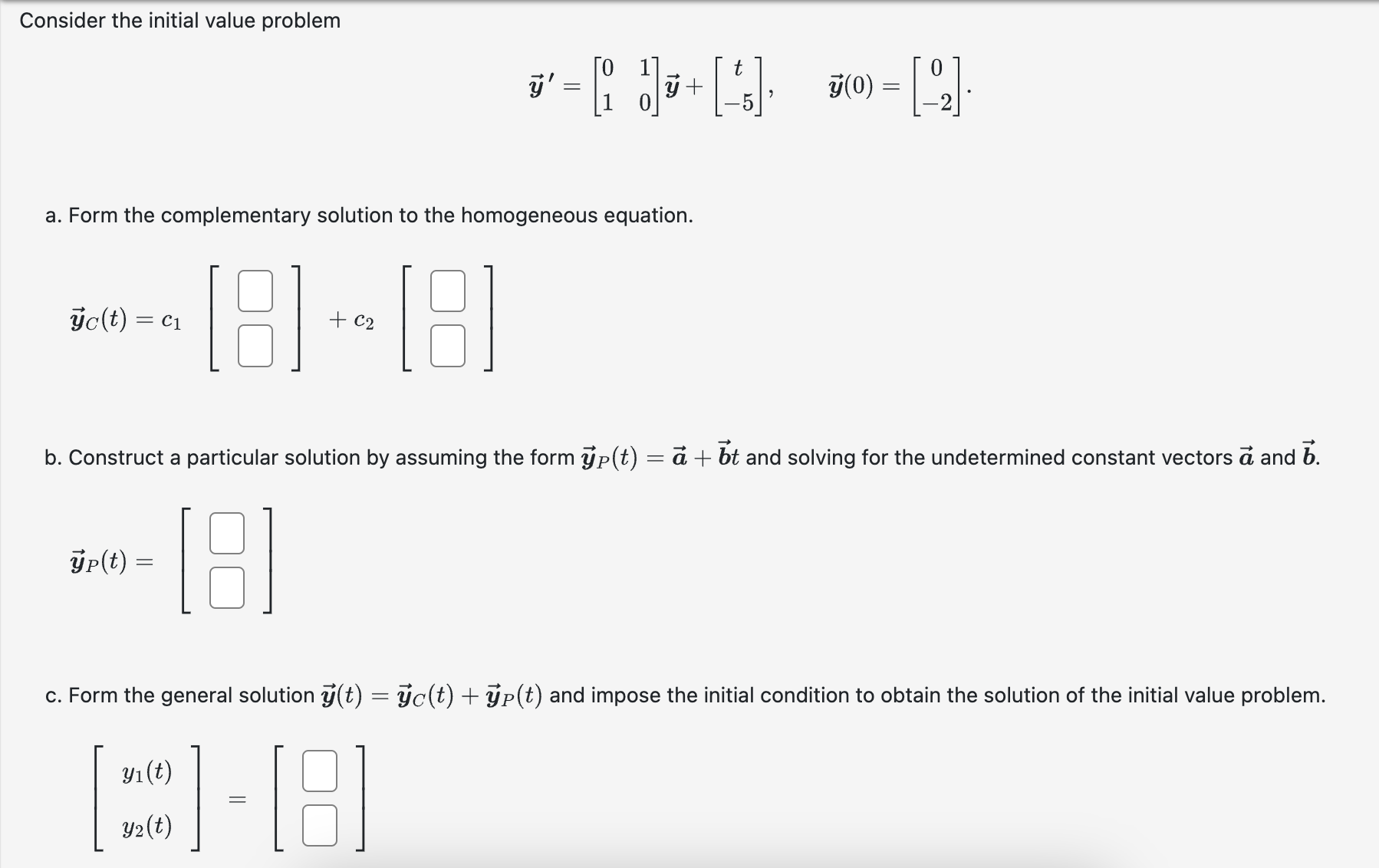 Solved Consider the initial value | Chegg.com