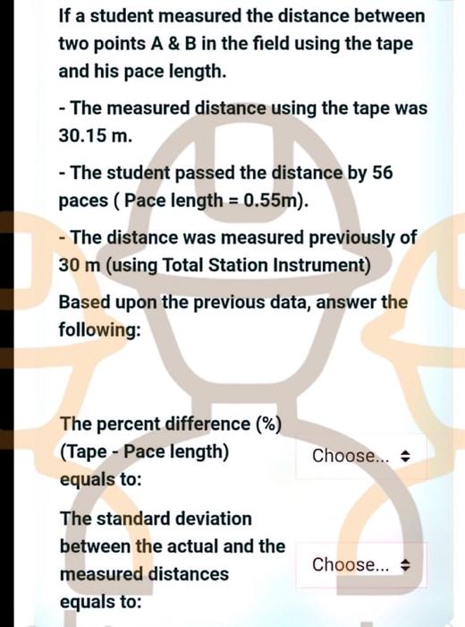 Solved If a student measured the distance between two points | Chegg.com