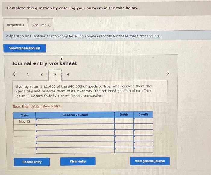 Solved Complete this question by entering your answers in | Chegg.com