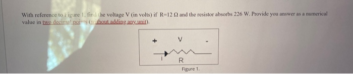 Solved With reference to Figure 1, find the voltage V (in | Chegg.com