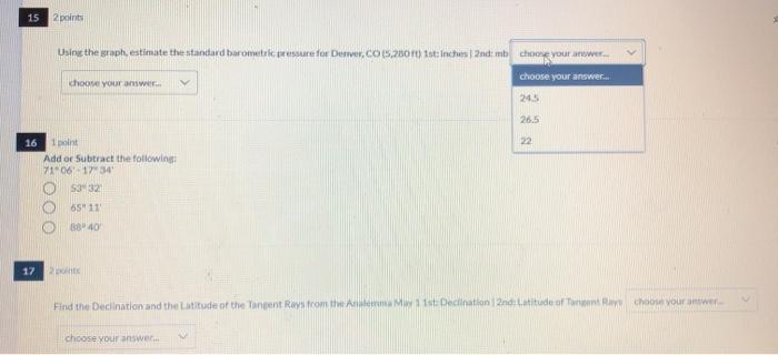 Solved 15 2 points Using the graph, estimate the standard | Chegg.com